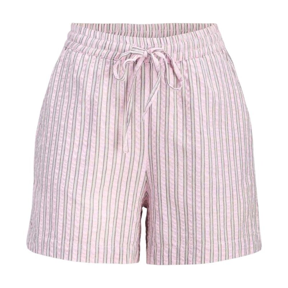 JJXX Womens/Ladies Zoe Seersucker Stripe Shorts / Pink Lady